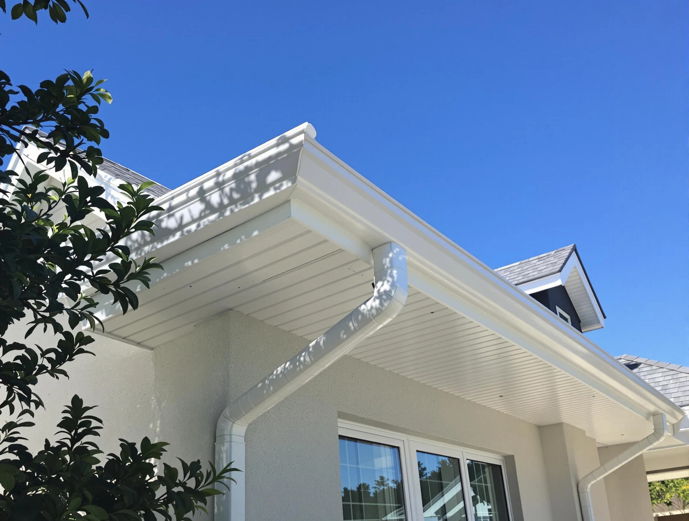 Custom-fit rain gutter system by Broadview Heights Roofing Company in Broadview Heights, OH